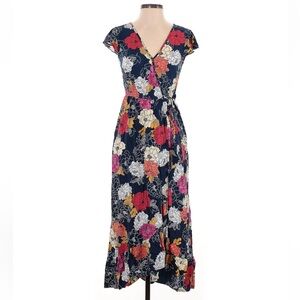 Band of the free faux wrap floral dress Size Large